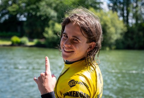 Olli Loder at the 2019 UK Nationals at LDB Wakeschool - Photo Mantis Pro Media