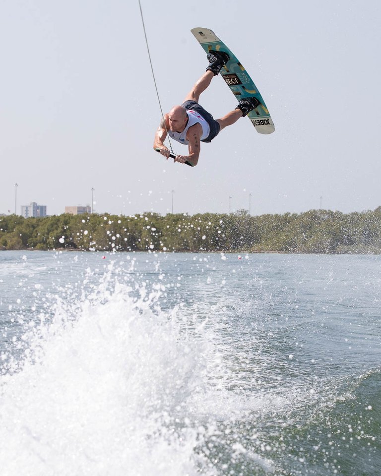 Dale Crossley, TeamGB 🇬🇧, at the 2019 Worlds in Abu Dhabi