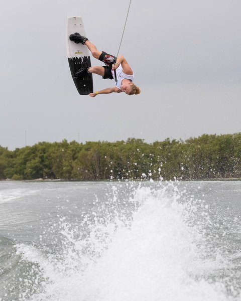 Luca Kidd, TeamGB 🇬🇧, at the 2019 Worlds in Abu Dhabi - Photo Chris West