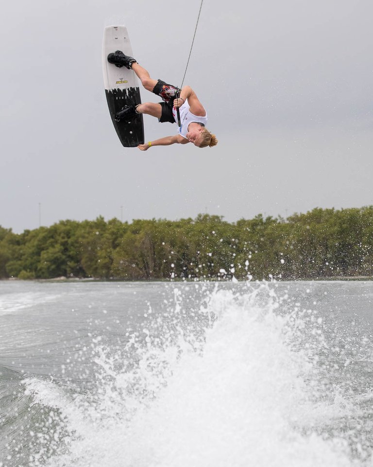 Luca Kidd, TeamGB 🇬🇧, at the 2019 Worlds in Abu Dhabi
