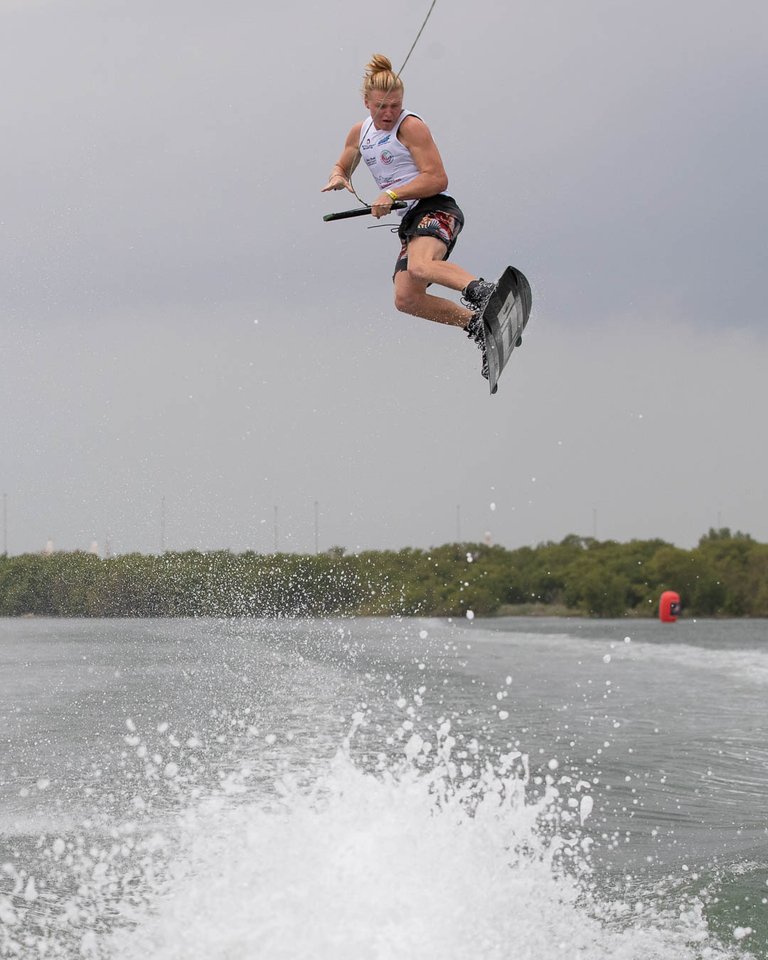 Luca Kidd, TeamGB 🇬🇧, at the 2019 Worlds in Abu Dhabi