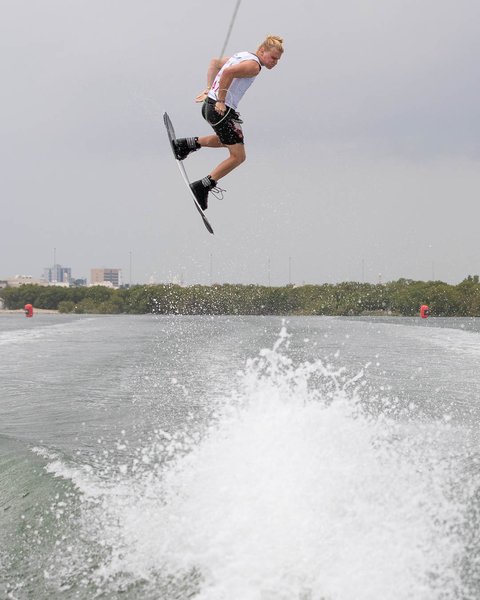 Luca Kidd, TeamGB 🇬🇧, at the 2019 Worlds in Abu Dhabi - Photo Chris West