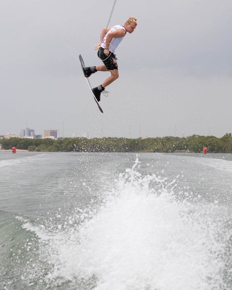 Luca Kidd, TeamGB 🇬🇧, at the 2019 Worlds in Abu Dhabi