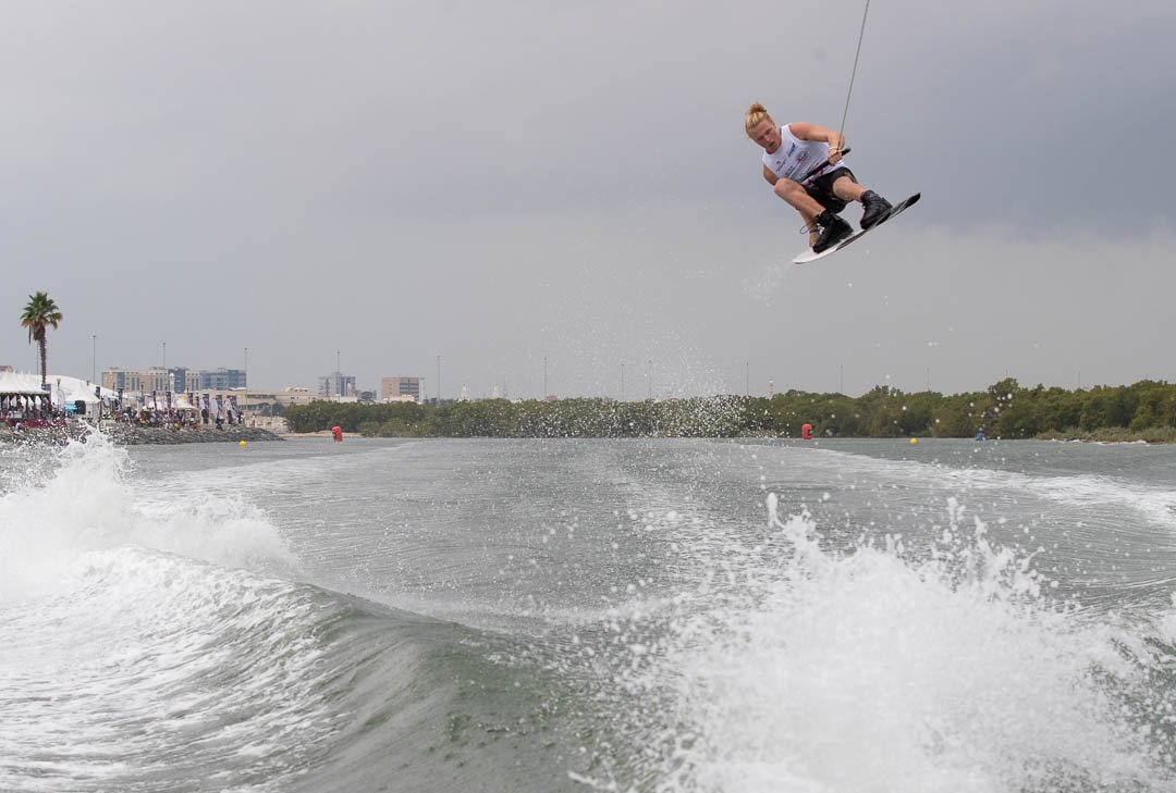 Luca Kidd, TeamGB 🇬🇧, at the 2019 Worlds in Abu Dhabi