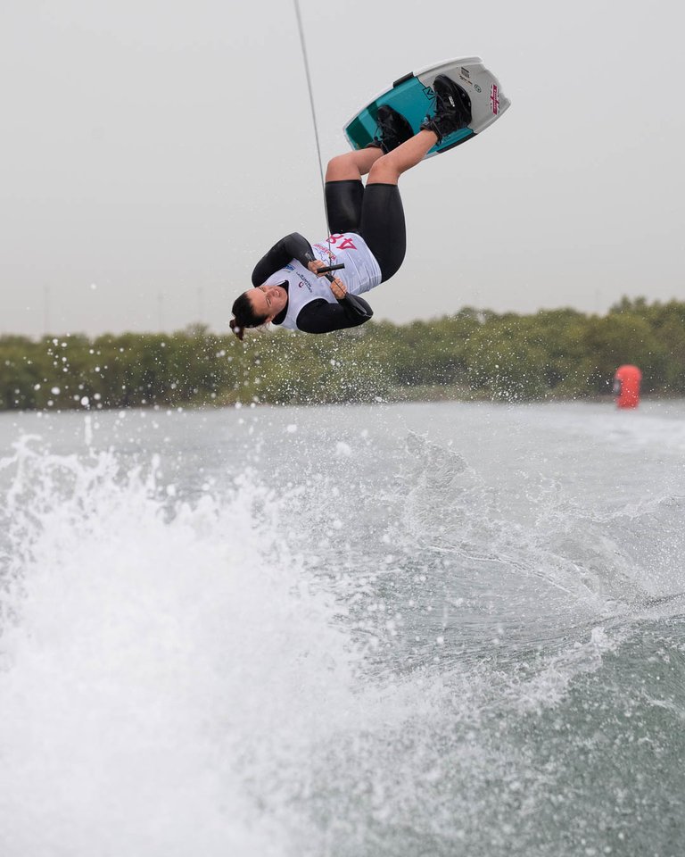 Melissa Lock, TeamGB 🇬🇧, at the 2019 Worlds in Abu Dhabi