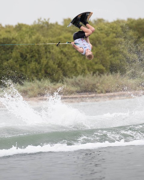 Travis Beaton, TeamGB 🇬🇧, at the 2019 Worlds in Abu Dhabi - Photo Chris West