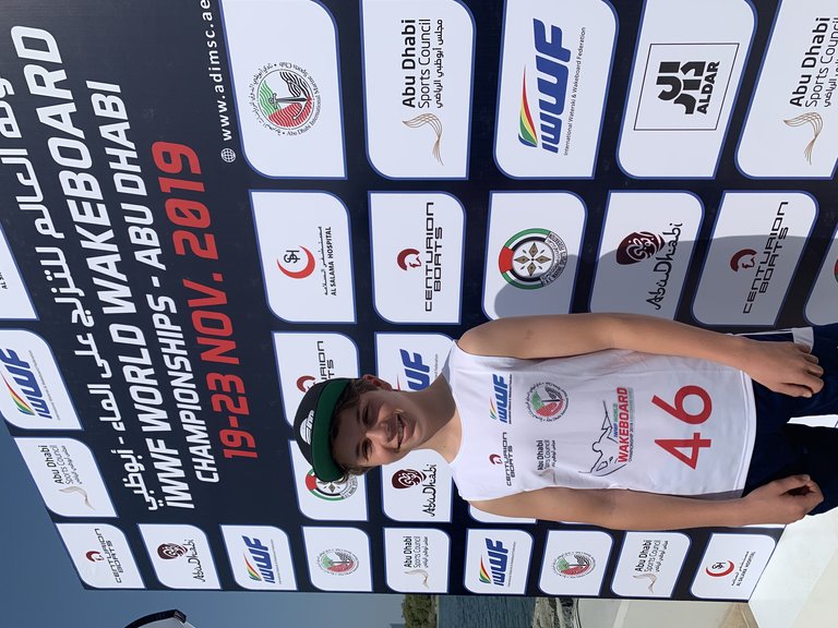 Joseph Humphries, TeamGB 🇬🇧, at the 2019 Worlds in Abu Dhabi