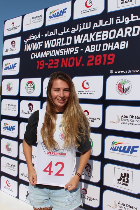 Katie Batchelor, TeamGB 🇬🇧, at the 2019 Worlds in Abu Dhabi - Photo Courtney Angus
