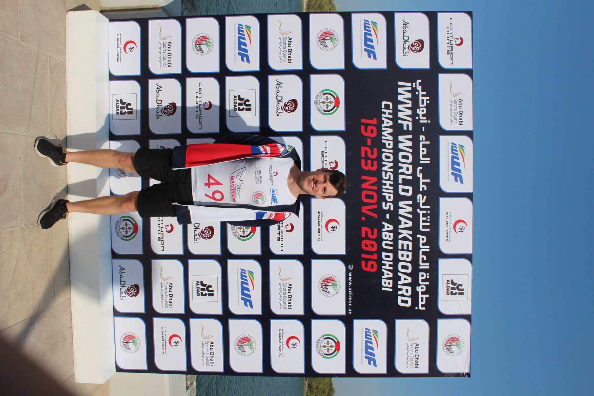Matty Mc Creadie at the 2019 Worlds Abu Dhabi