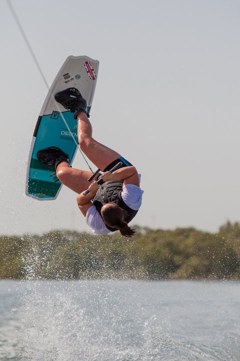 Melissa Lock , TeamGB 🇬🇧,  at the 2019 Worlds in Abu Dhabi - Photo Mark Osmond
