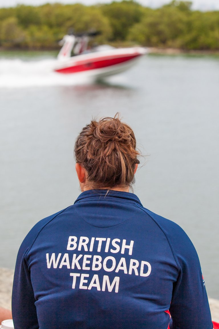Melissa Lock, TeamGB 🇬🇧,  at the 2019 Worlds in Abu Dhabi