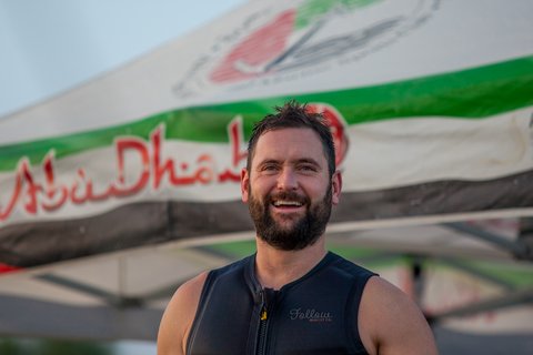 Ross Phillips, TeamGB 🇬🇧, at the 2019 Worlds in Abu Dhabi - Photo Mark Osmond