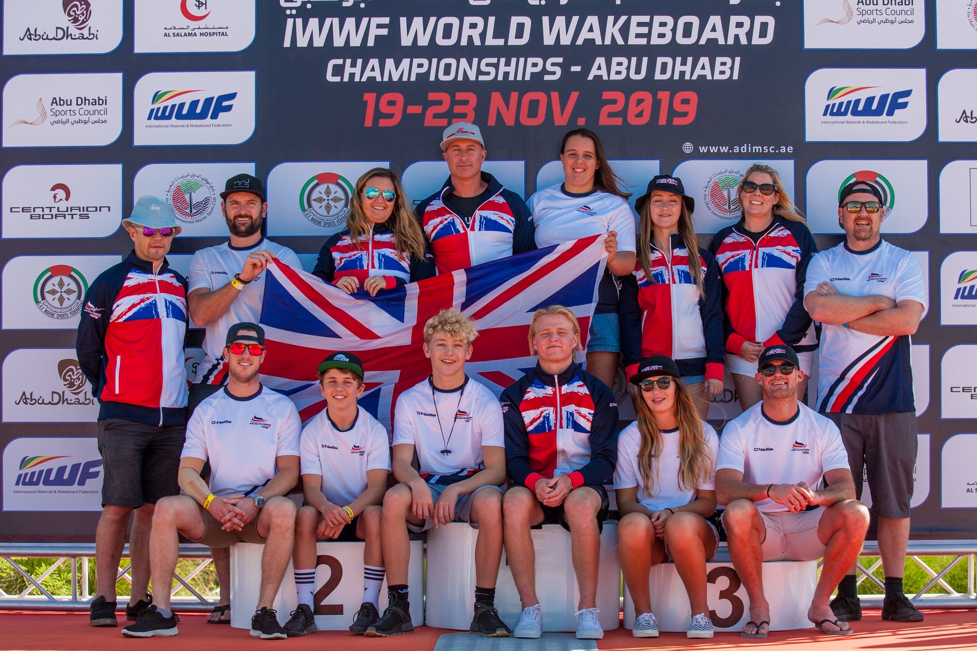 Team GB at the 2019 Worlds Abu Dhabi