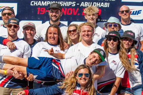 Team GB at the 2019 Worlds Abu Dhabi - Photo Mark Osmond