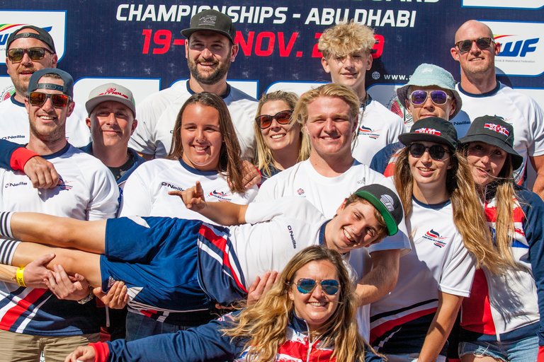 Team GB at the 2019 Worlds Abu Dhabi - Photo Mark Osmond