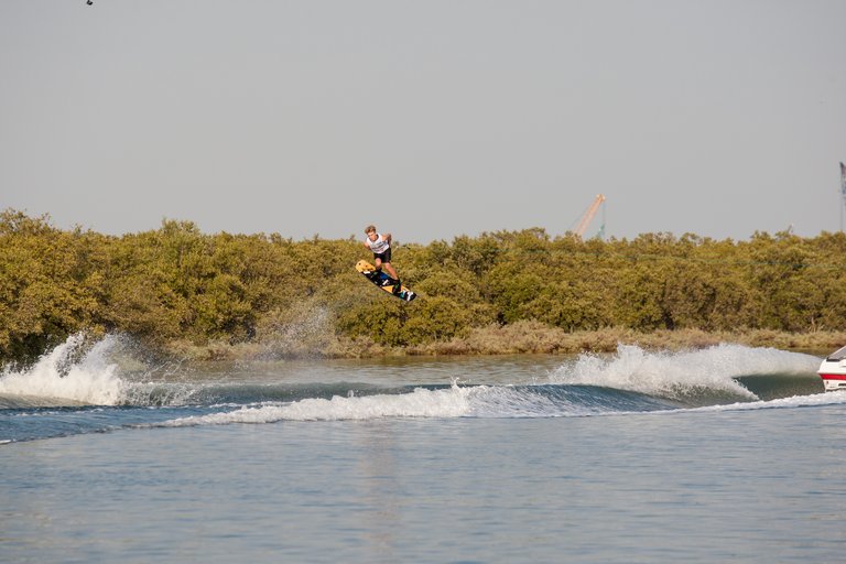 Travis Beaton , TeamGB 🇬🇧, at the 2019 Worlds in Abu Dhabi