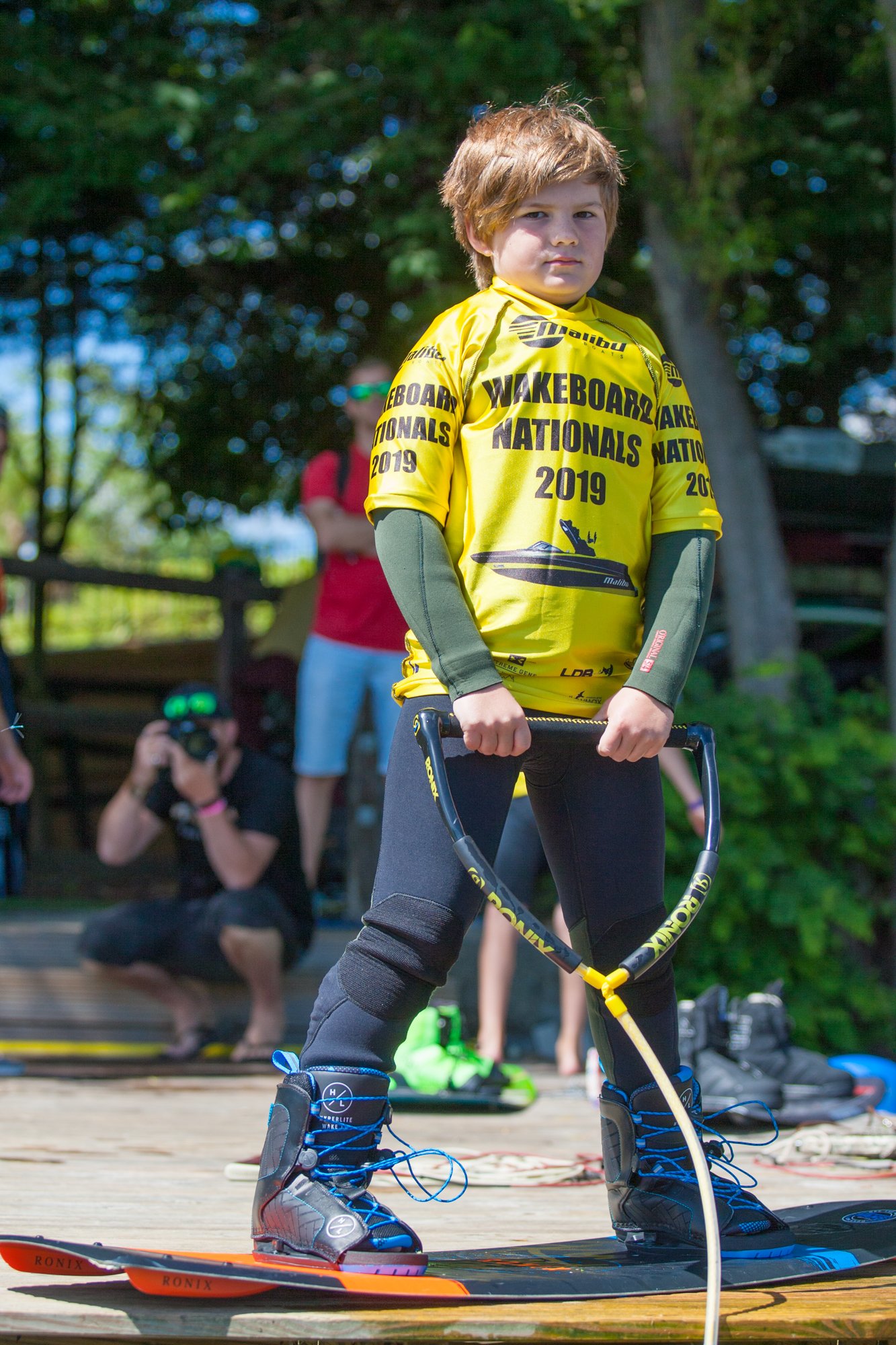 Oliver Woolgrove at the 2020 British Wakeboard Squad