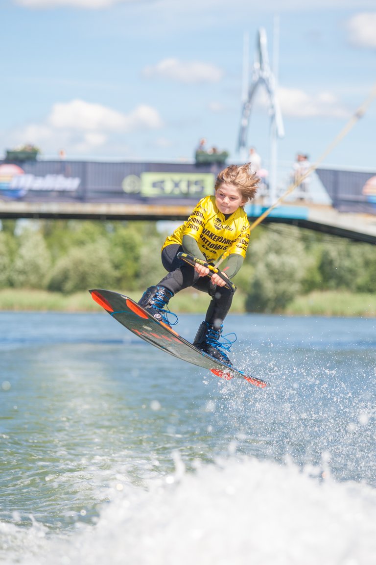 Oliver Woolgrove at the 2020 British Wakeboard Squad - Photo Mark Osmond