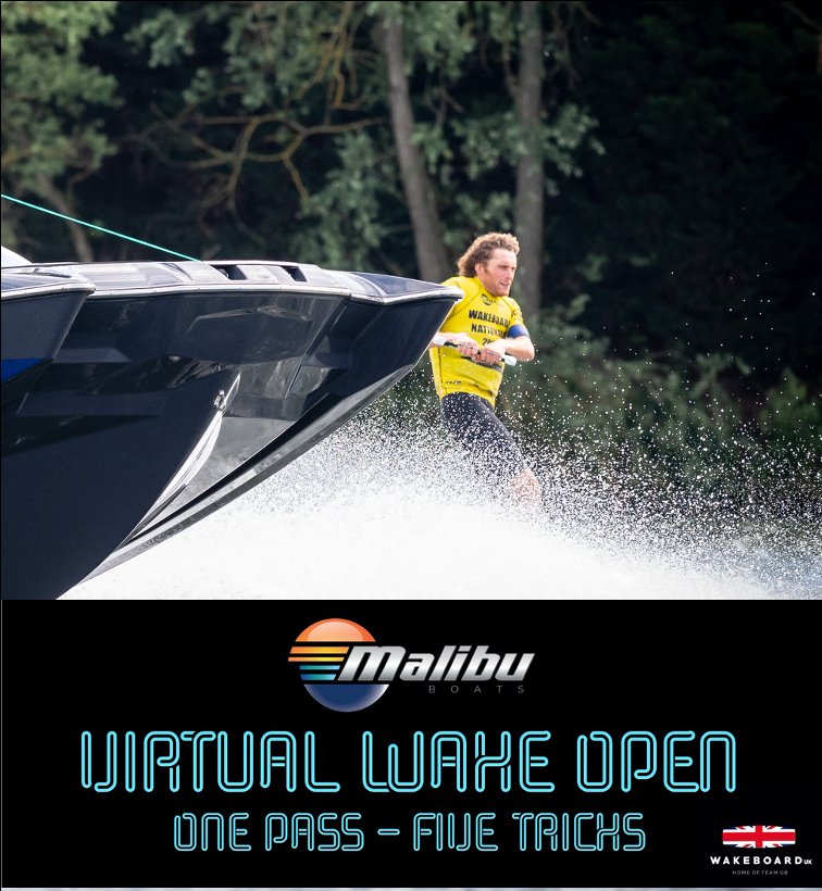 Max Jones at the 2020 Malibu Virtual Wake Open - Wakeboard UK