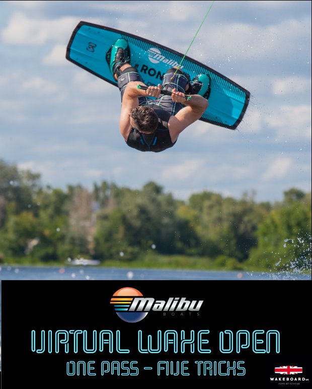 Nickde Boer at the 2020 Malibu Virtual Wake Open - Wakeboard UK