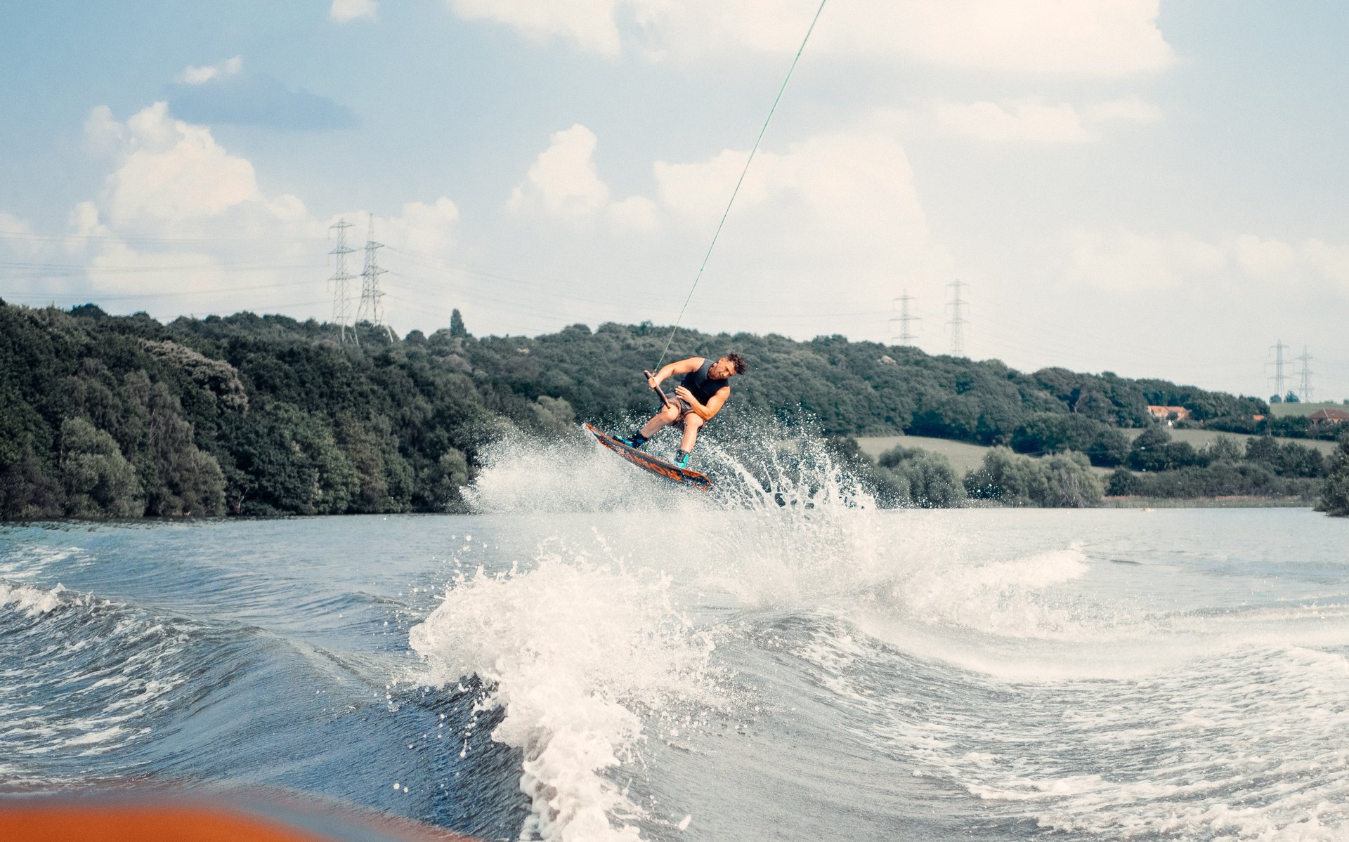 Edd Blundell at the 2021 Mastercraft Practice SYBSC