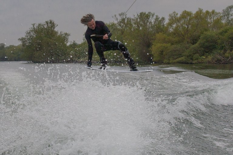Mark Osmond, TeamGB 🇬🇧, at the 2021 Test Practice Day at Isis Waterski & Wakeboard Club, Reading