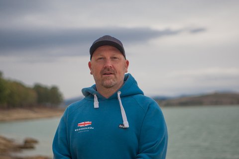 Team manager Jeremy Nevill at the 2023 IWWF Europe And Africa Championships - Photos Mark Osmond
