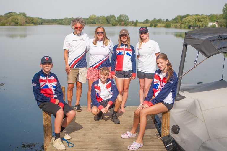 Team GB at the 2023 Malibu Boats Sep Practice at Xtreme Wake - Photo Mark Osmond