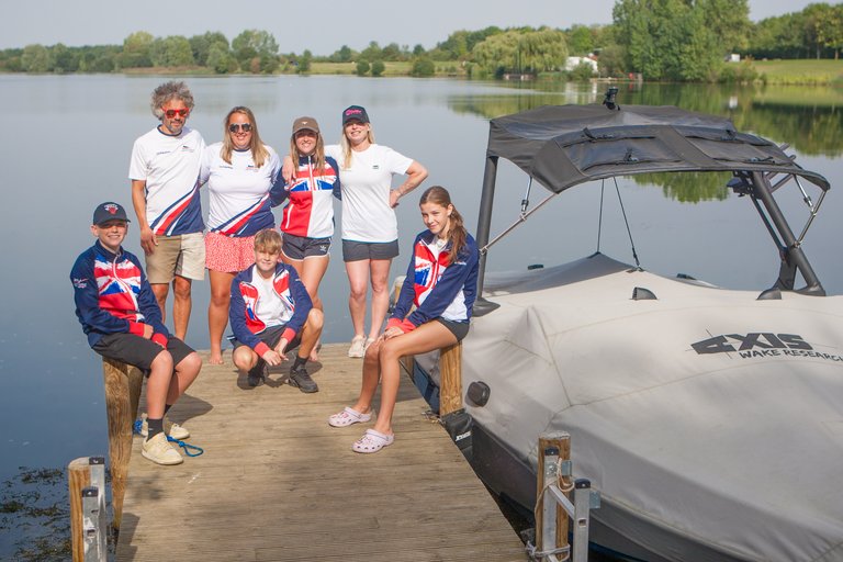 Team GB at the 2023 Malibu Boats Sep Practice at Xtreme Wake - Photo Mark Osmond