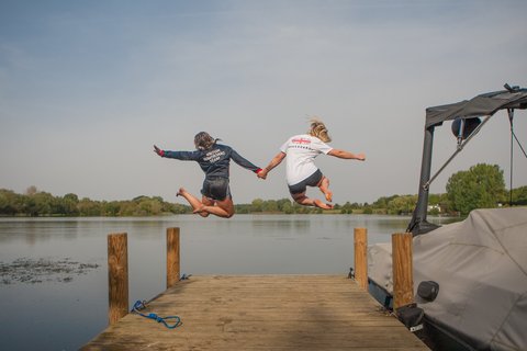 Team GB at the 2023 Malibu Boats Sep Practice at Xtreme Wake - Photo Mark Osmond