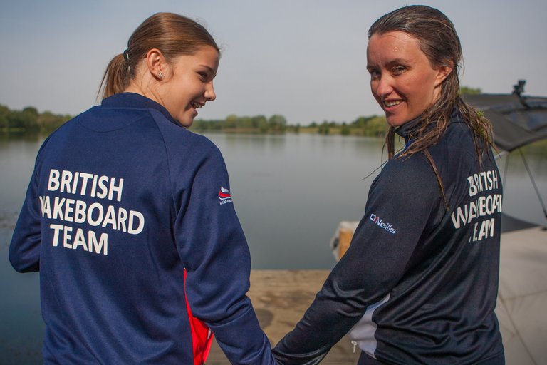 Team GB at the 2023 Malibu Boats Sep Practice at Xtreme Wake - Photo Mark Osmond