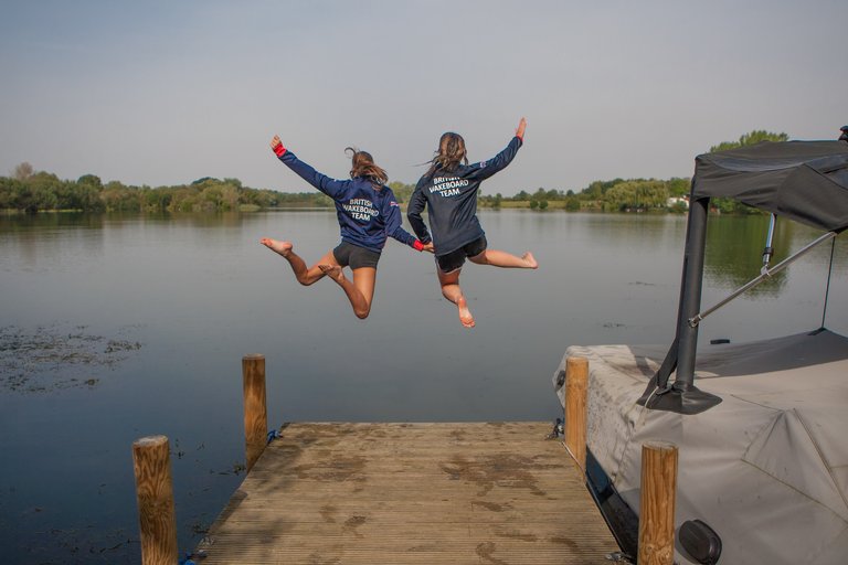 Team GB at the 2023 Malibu Boats Sep Practice at Xtreme Wake - Photo Mark Osmond