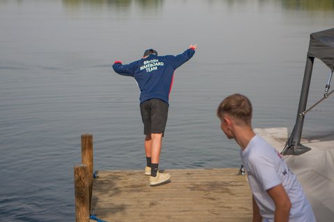 Team GB at the 2023 Malibu Boats Sep Practice at Xtreme Wake - Photo Mark Osmond