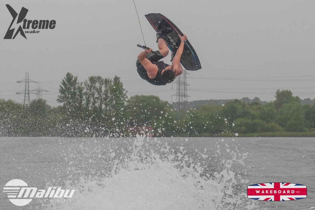 Squad Member at the 2023 Malibu Boats Xtreme Wake Practice