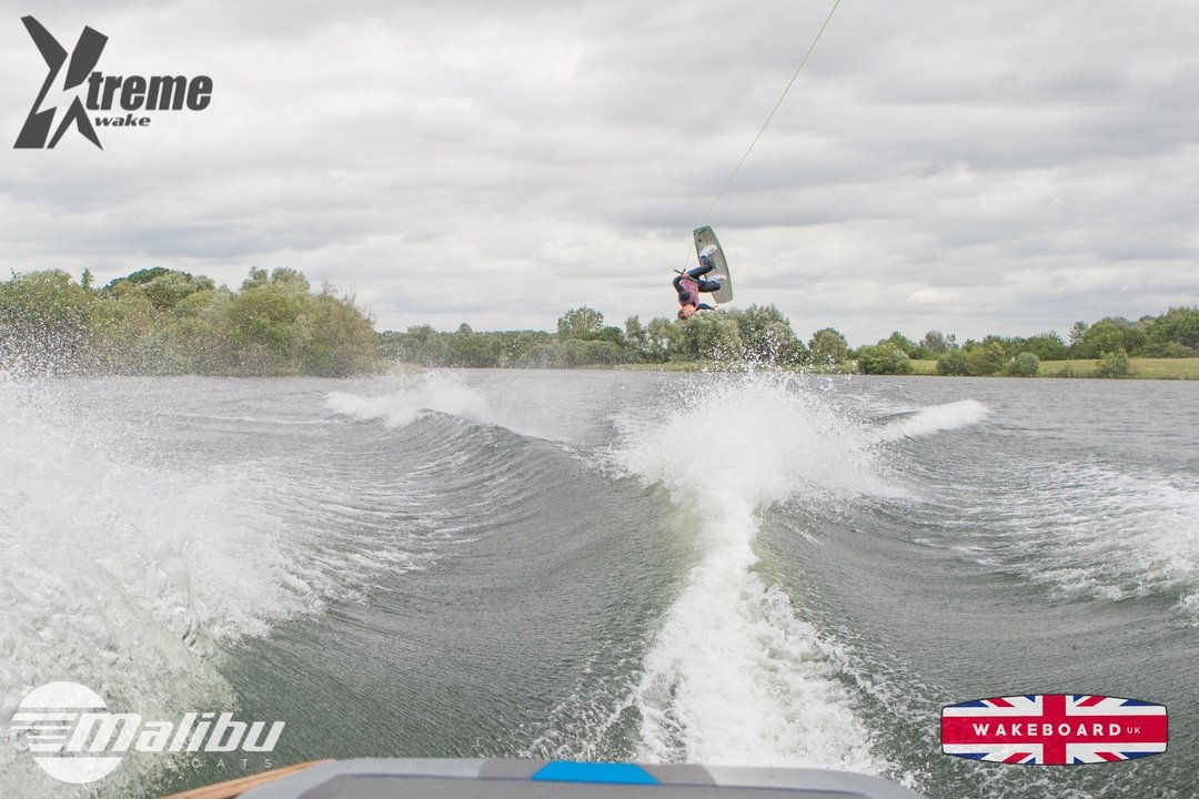 Squad Member at the 2023 Malibu Boats Xtreme Wake Practice