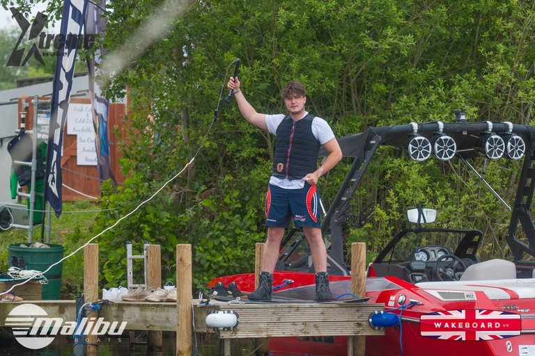 Squad Member at the 2023 Malibu Boats Xtreme Wake Practice - Photo Mark Osmond