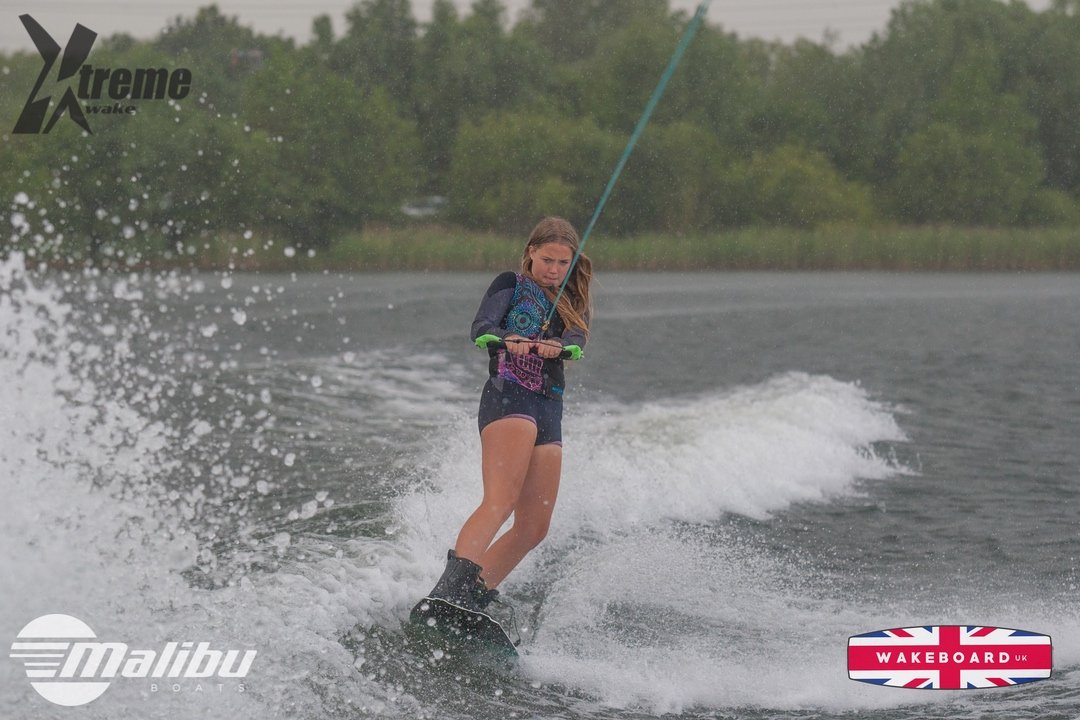 Squad Member at the 2023 Malibu Boats Xtreme Wake Practice
