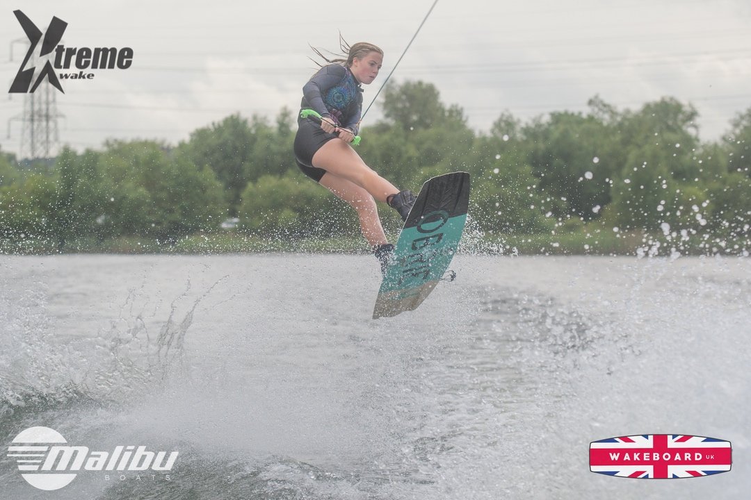 Squad Member at the 2023 Malibu Boats Xtreme Wake Practice