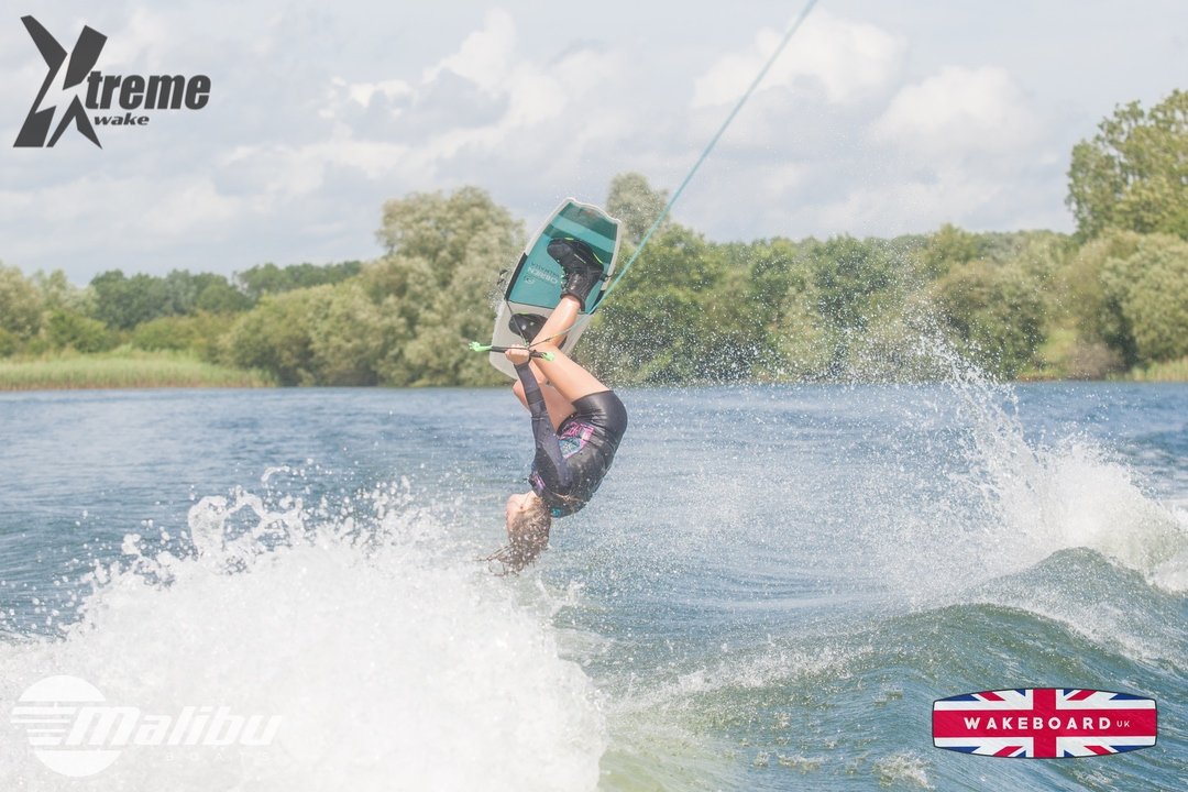 Squad Member at the 2023 Malibu Boats Xtreme Wake Practice