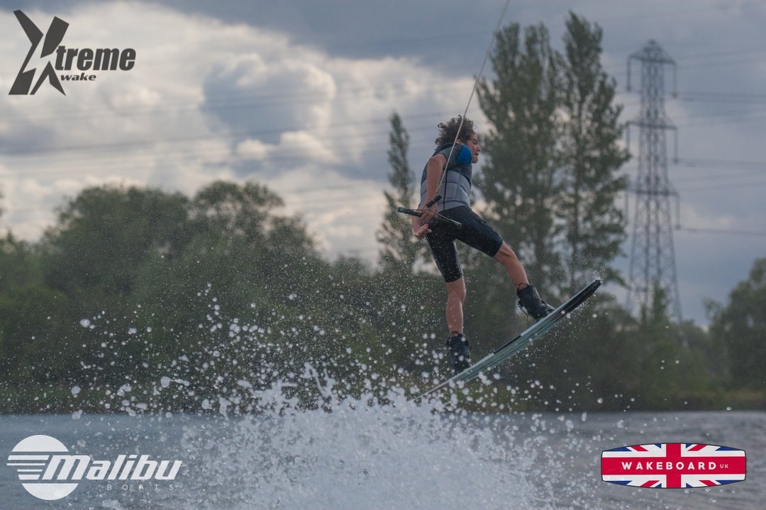 Squad Member at the 2023 Malibu Boats Xtreme Wake Practice