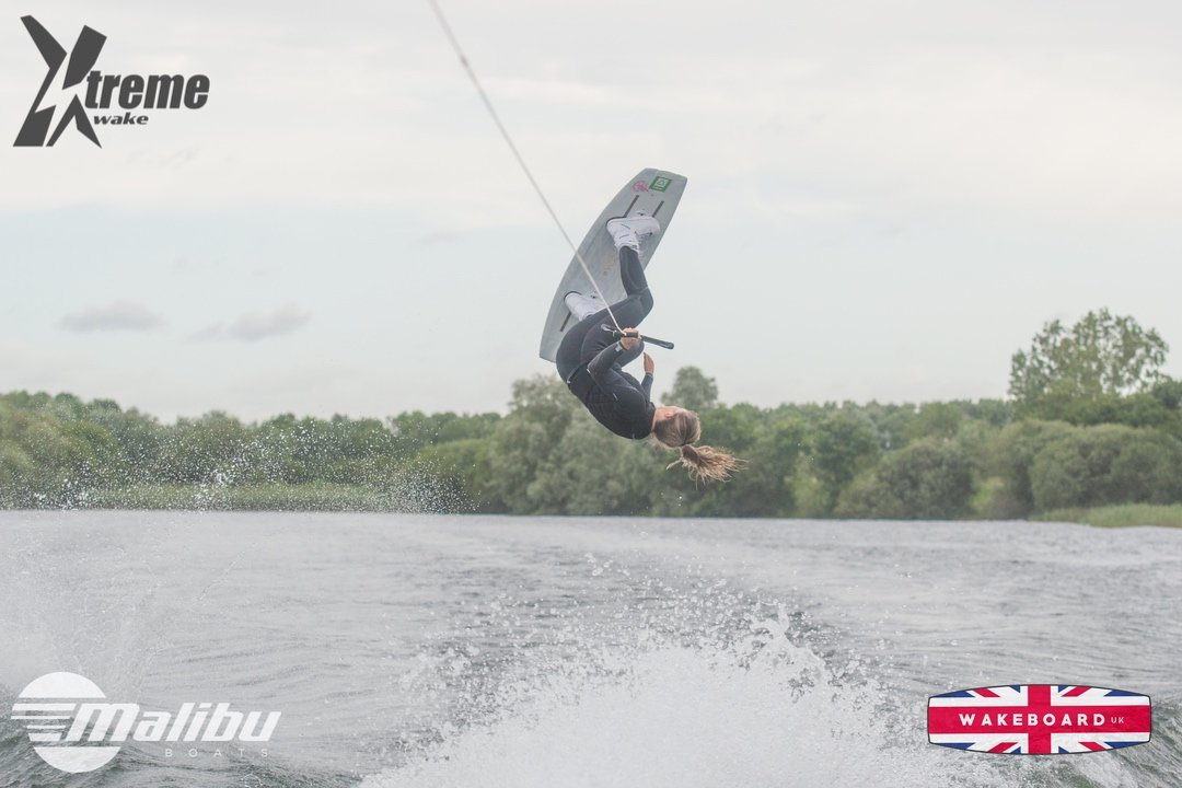 Squad Member at the 2023 Malibu Boats Xtreme Wake Practice