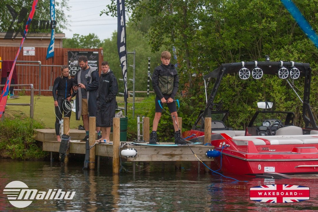 Squad Member at the 2023 Malibu Boats Xtreme Wake Practice