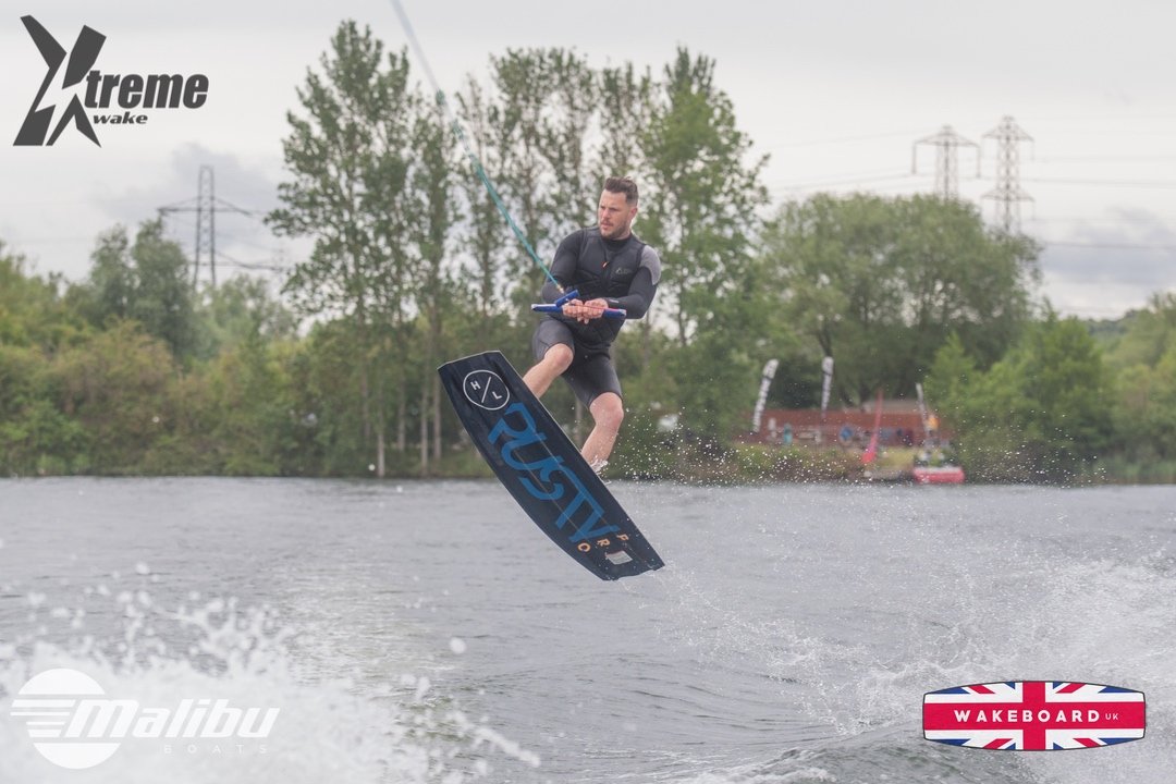 Squad Member at the 2023 Malibu Boats Xtreme Wake Practice