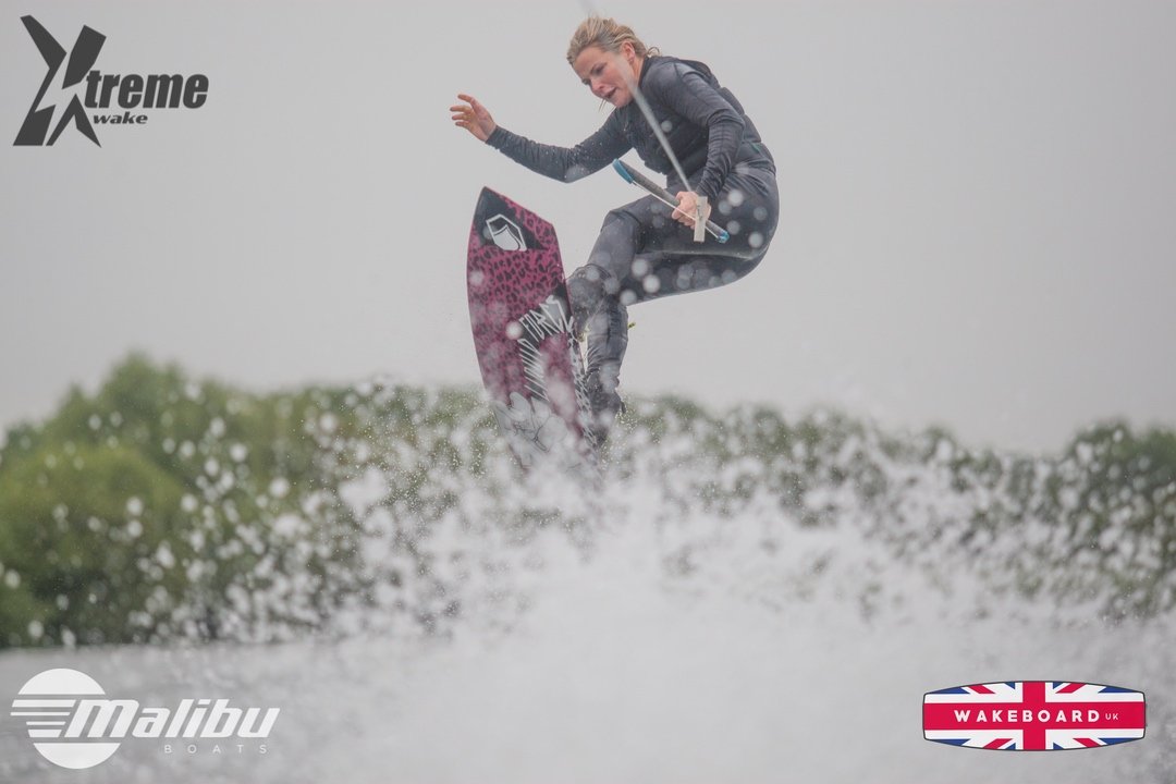 Squad Member at the 2023 Malibu Boats Xtreme Wake Practice