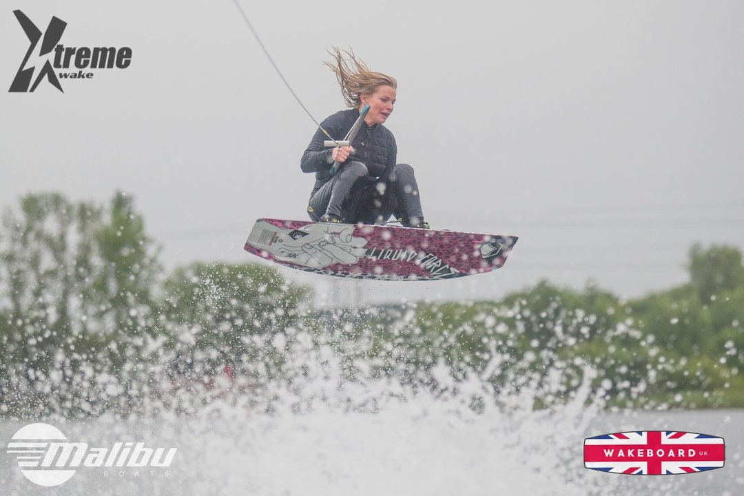 Squad Member at the 2023 Malibu Boats Xtreme Wake Practice