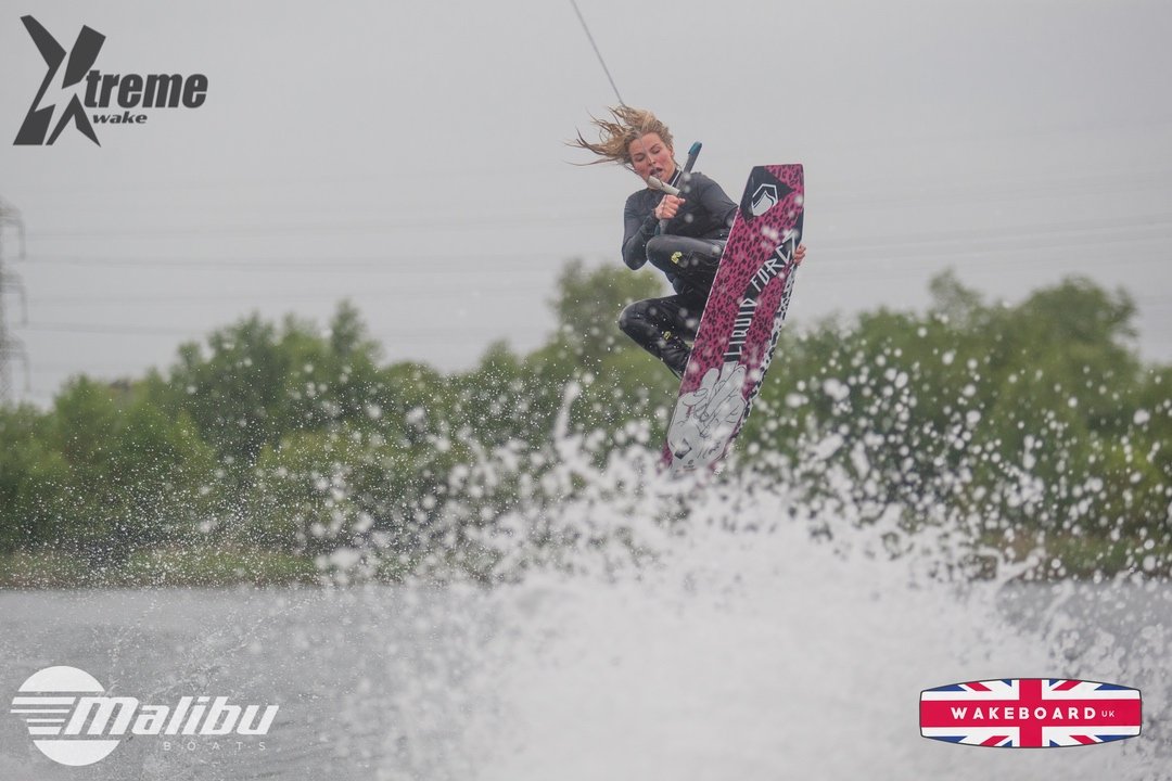 Squad Member at the 2023 Malibu Boats Xtreme Wake Practice