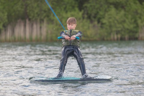 Charlie Lloyd at the 2023 Quays Wake And Ski Practice - Photo Mark Osmond
