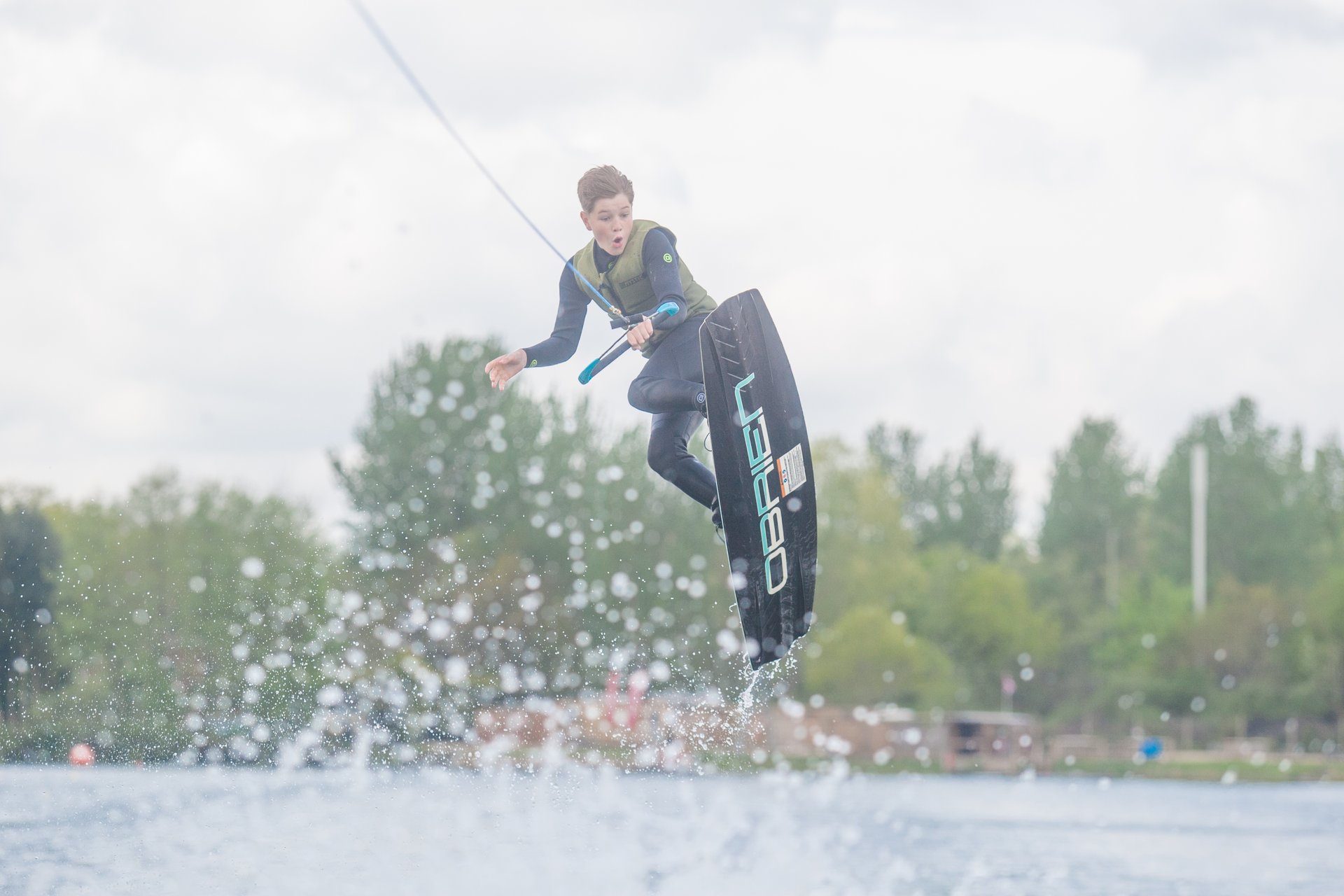 Charlie Lloyd at the 2023 Quays Wake And Ski Practice