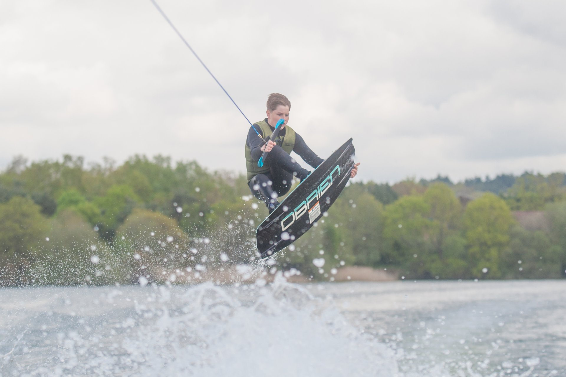 Charlie Lloyd at the 2023 Quays Wake And Ski Practice