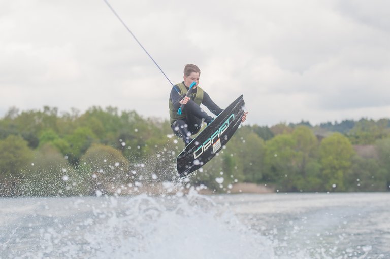 Charlie Lloyd at the 2023 Quays Wake And Ski Practice